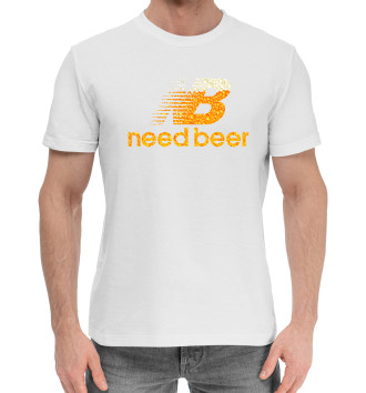 Хлопковая футболка Need Beer