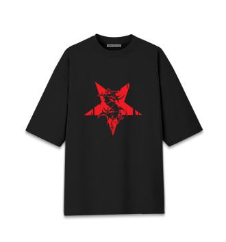 Хлопковая футболка оверсайз Sepultura: star
