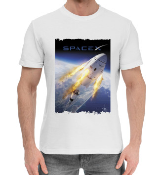 Хлопковая футболка Space X, выход в космос