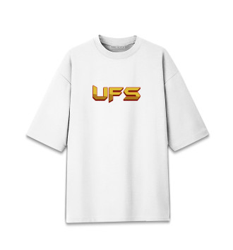 Хлопковая футболка оверсайз UFS
