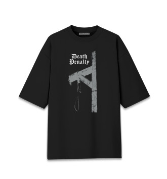 Женская Хлопковая футболка оверсайз Deathpenalty