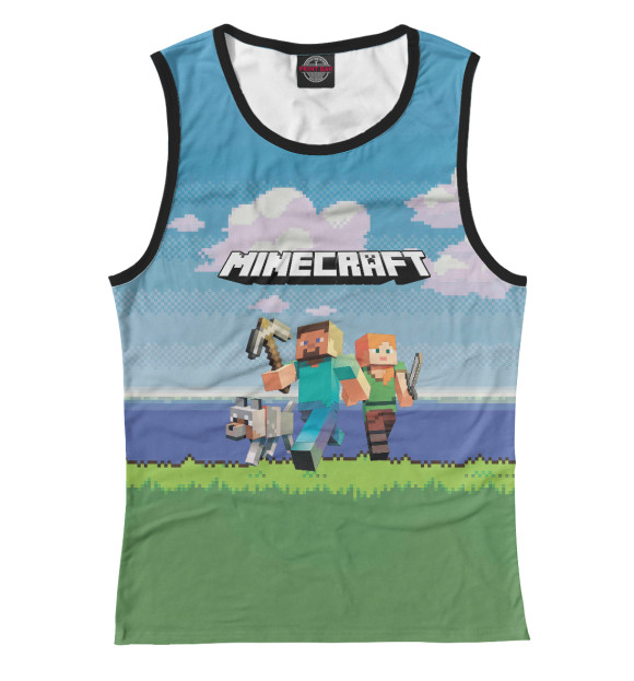 Майка Minecraft для девочек 