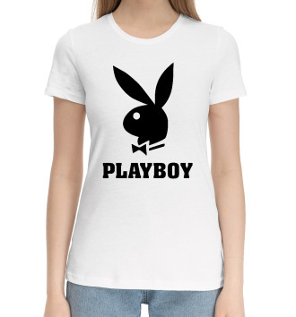 Хлопковая футболка PLAYBOY