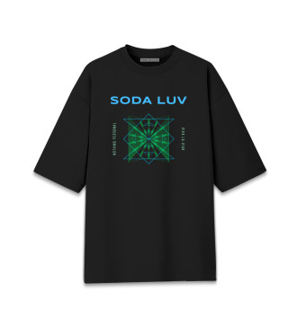 Хлопковая футболка оверсайз Soda Luv
