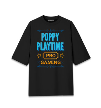 Женская Хлопковая футболка оверсайз Poppy Playtime PRO Gaming