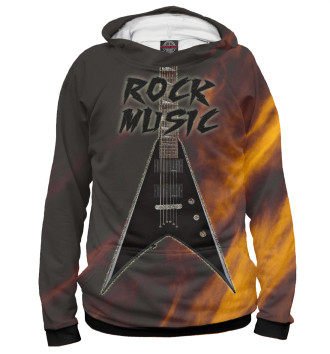 Худи для девочек Рок гитара/рок музыка