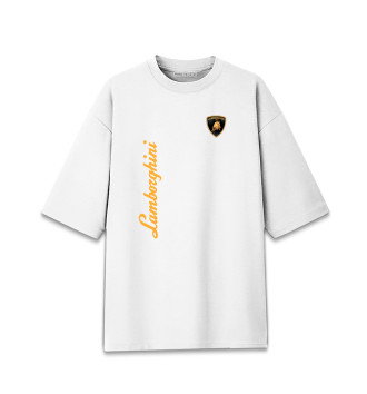 Хлопковая футболка оверсайз Lamborghini