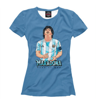 Футболка для девочек Марадона