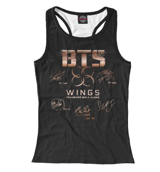 Женская Борцовка BTS Wings автографы