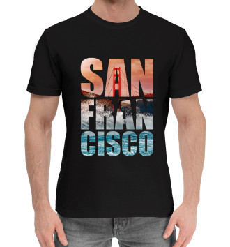 Хлопковая футболка Сан Франциско San Francisco