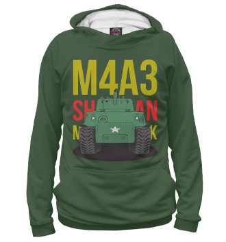 Худи для девочек Танк США M4A3