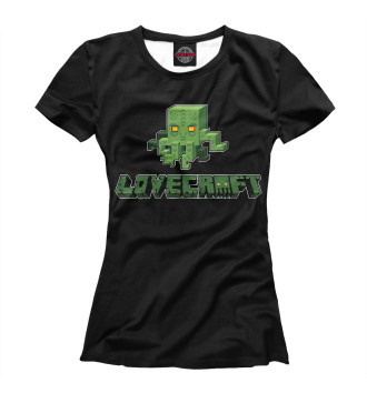 Футболка для девочек Minecraft Lovecraft