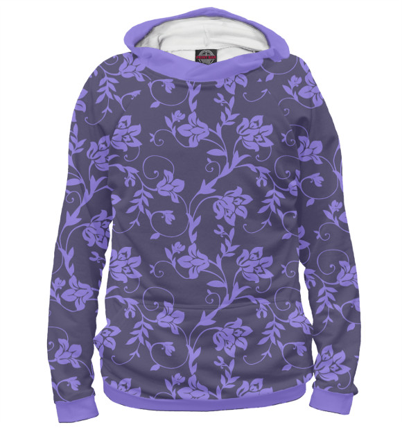 Худи Floral (Purple) для девочек 