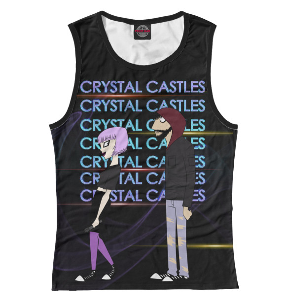 Майка Crystal Castles для девочек 