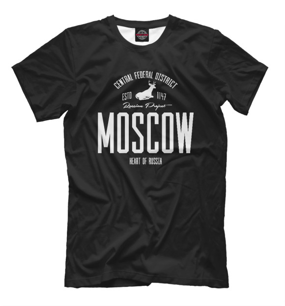 Футболка Москва Iron для мальчиков 