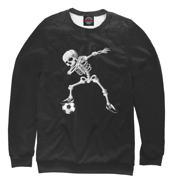 Свитшот Dabbing Skeleton Soccer для девочек 