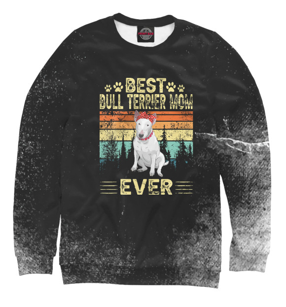 Свитшот Vintage Best Bull Terrier для девочек 