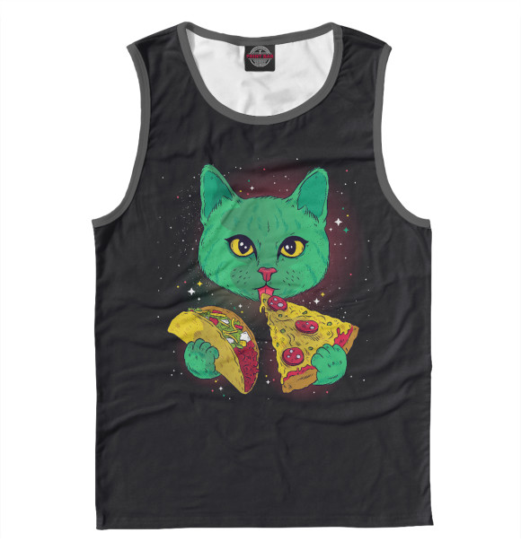 Майка Cosmic pizza cat для мальчиков 
