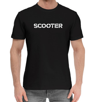 Мужская Хлопковая футболка Scooter