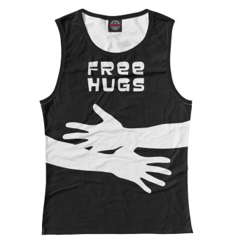 Женская Майка FREE HUGS