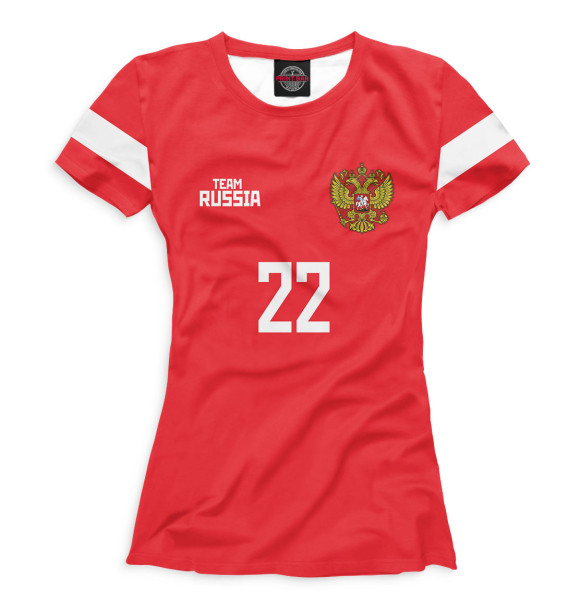 Футболка Сборная России Дзюба для девочек 
