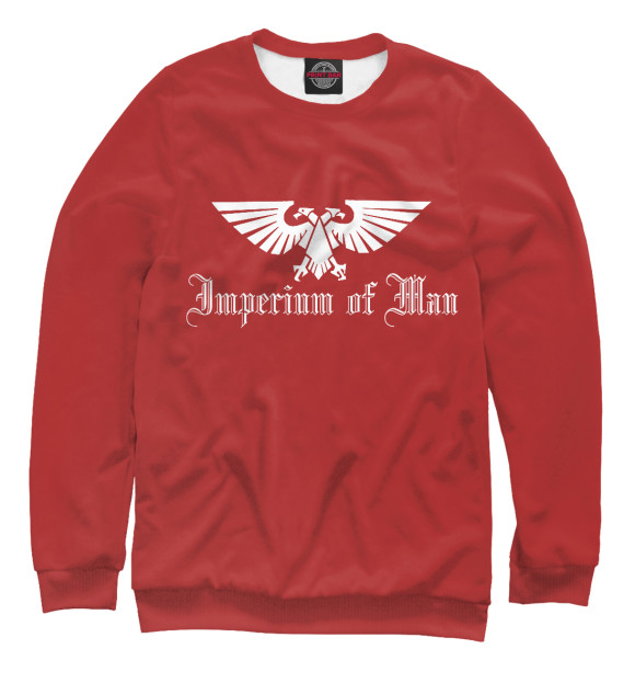 Свитшот Imperium of man red для девочек 