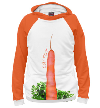 Худи для девочек Спелая морковь