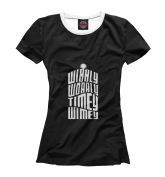 Женская Футболка Wibbly-Wobbly