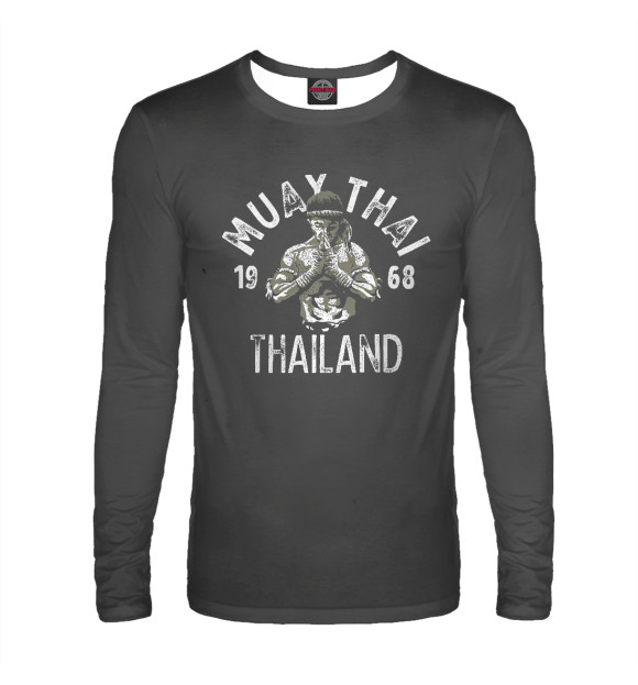 Мужской Лонгслив Muay Thai Thailand Vintage