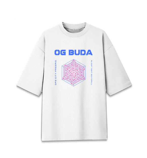 Женская Хлопковая футболка оверсайз OG Buda