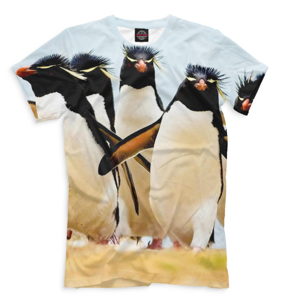 Футболка Хохлатые пингвины для мальчиков 