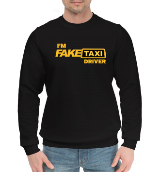 Мужской Хлопковый свитшот Fake taxi