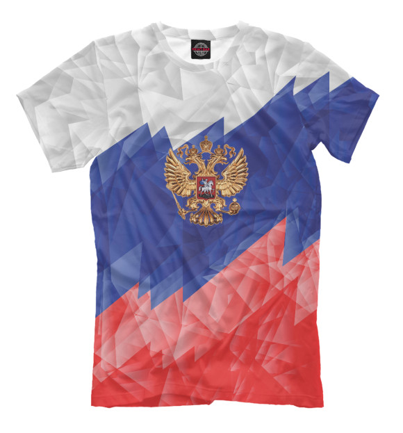 Футболка Флаг России динамичный для мальчиков 