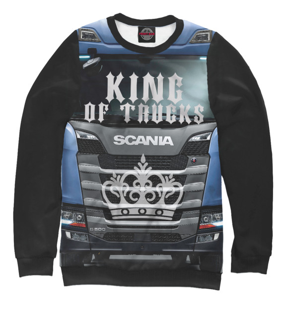 Свитшот SCANIA - король грузовиков для мальчиков 