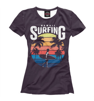 Футболка для девочек Surfing