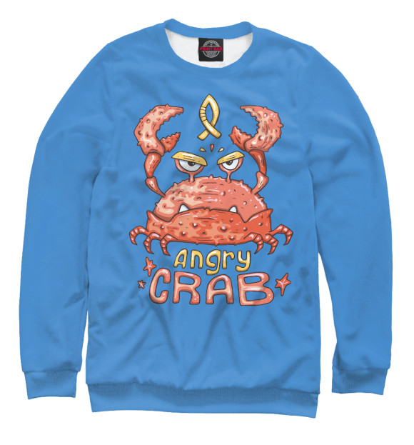 Свитшот Hungry crab для девочек 