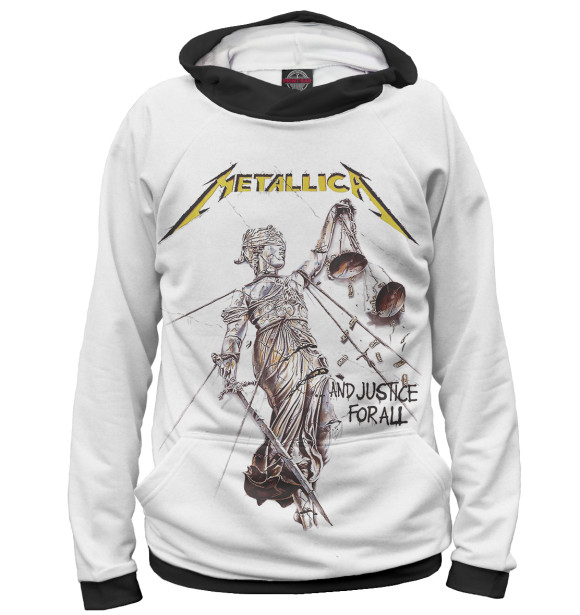 Худи Metallica And Justice for All для девочек 
