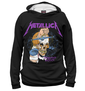 Худи для девочек Metallica Damaged Justice