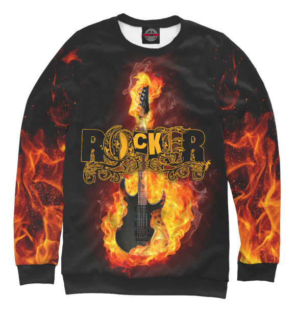 Свитшот Fire Guitar Rocker для мальчиков 