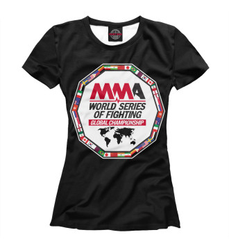 Женская Футболка MMA Global
