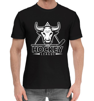Хлопковая футболка Hockey league