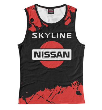 Майка для девочек Nissan Skyline - Брызги