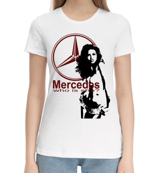 Хлопковая футболка Mercedes