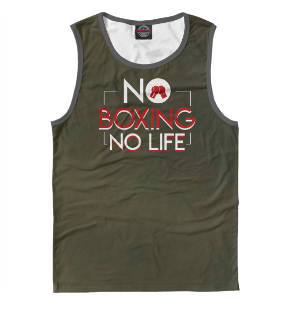 Майка No Boxing No Life для мальчиков 