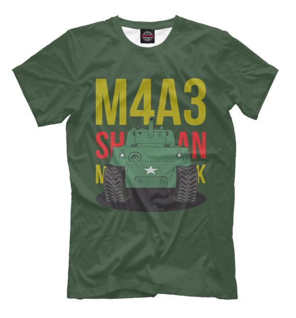 Футболка Танк США M4A3 для мальчиков 
