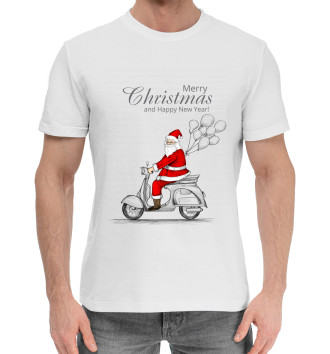 Хлопковая футболка Merry Christmas