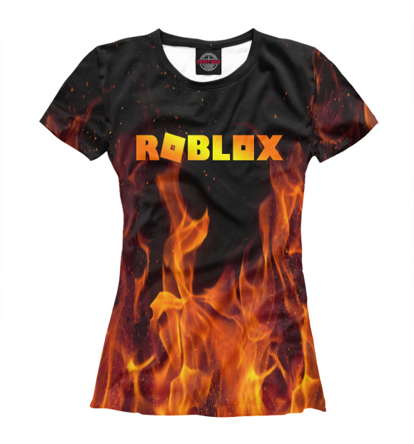 Футболка Roblox Fire для девочек 