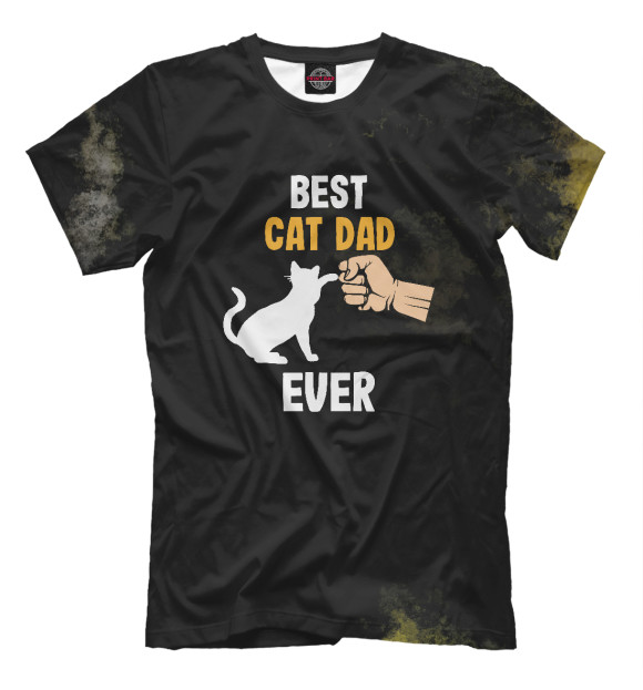 Футболка Best Cat Dad Ever для мальчиков 