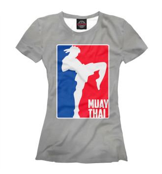 Футболка для девочек Muay Thai Fighter Retro