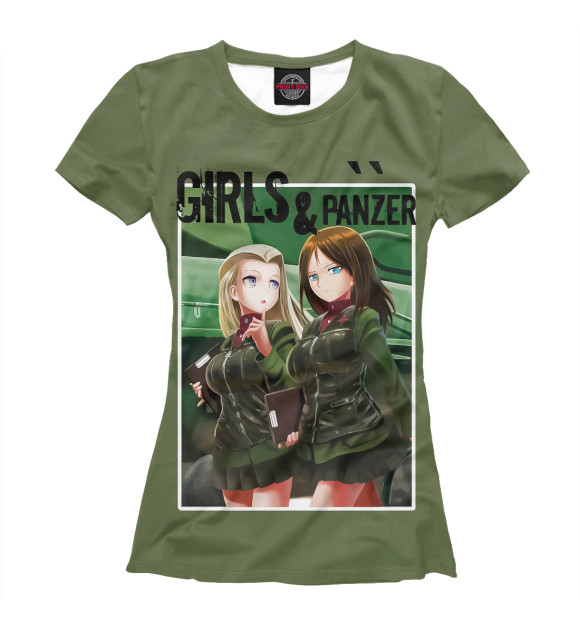 Футболка Девушки и танки для девочек 